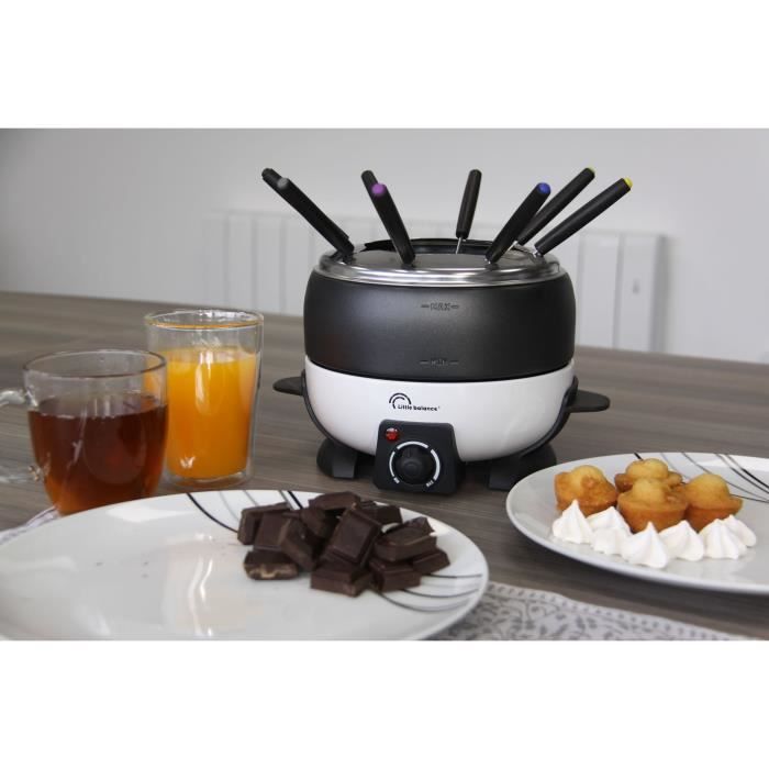 LITTLE BALANCE - Service à fondue Happy 8 personnes 800W