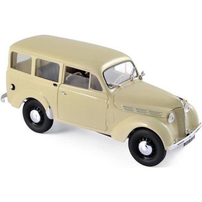 NOREV Auto modélisme Renault Break 300 kg Juvaquatre 1951 - Echelle 1:18 - Ivoire