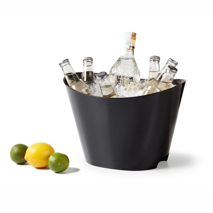 Seau à Champagne Ovale 32,5 x 23,5 cm - Pujadas - Noir - P988.600