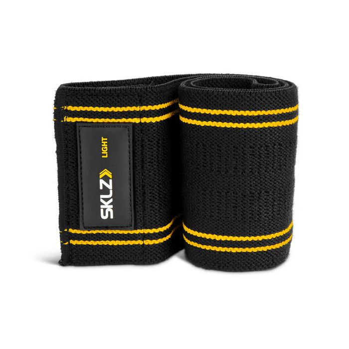 Bande de résistance élastique en tissus antidérapant Pro Knit Hip Band SKLZ, force Légère, 13,60 kg