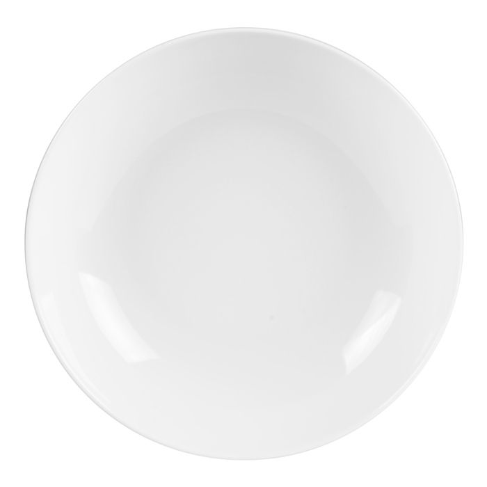 Assiette creuse zen 27 cm (lot de 6) - Table Passion Blanc