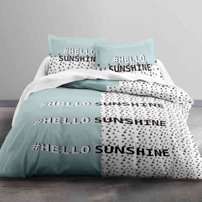TODAY Parure de couette Enjoy HELLO SUNSHINE 100% coton 220x240 cm