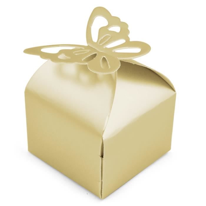 TRIXES 50 boîtes cadeaux pour mariage, enterrement de vie de jeune fille, fêtes ou décoration de table