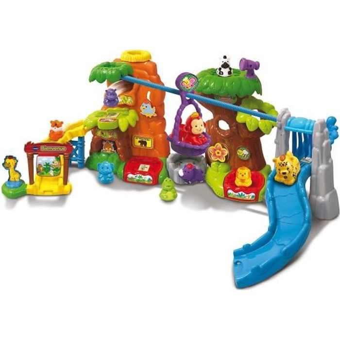 VTECH - Tut Tut Animo - Maxi Parcours de la Jungle (+ Tango, Le Singe Rigolo)