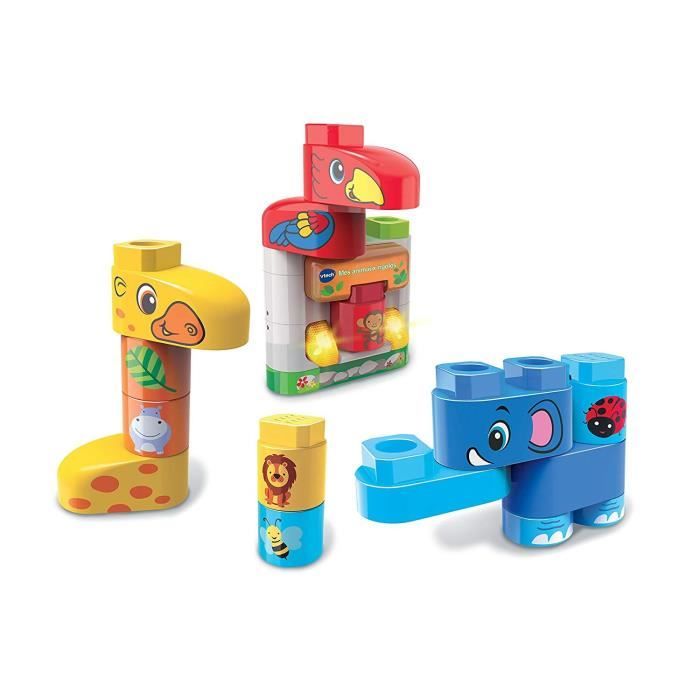 VTECH - Bla Bla Blocks - Mes Animaux Rigolos - Blocs Parlants à Connecter