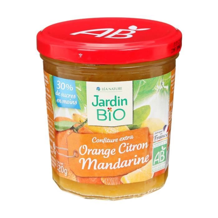 JARDIN BIO Confiture orange bio - 320 g