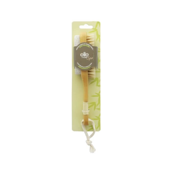 ELITE Brosse pieds et pierre ponce 2 en 1