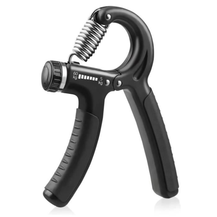 Hand Grip, 5-60kg Ajustable Poignee Musculation Avant Bras Main Poignet, Pince Musculation, Étireur de Doigts,Hand Grip Strengthener