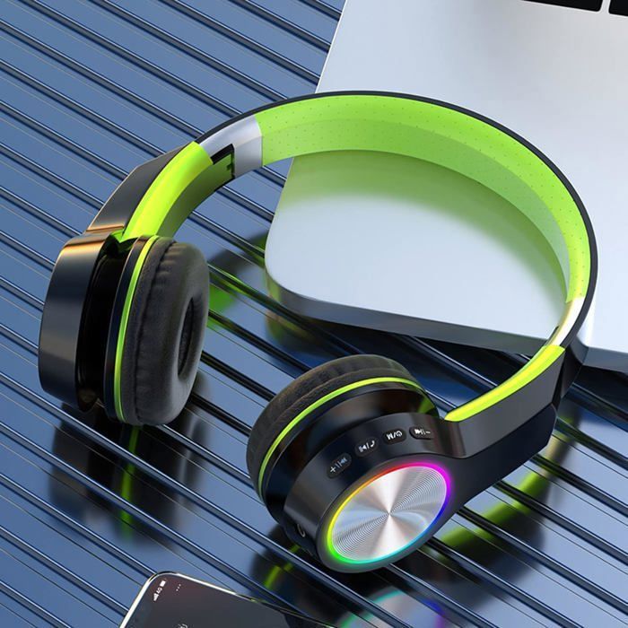 Casque pliable sans fil Bluetooth Siindoo JH-919 avec 3