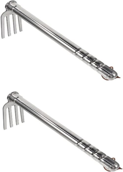 Sanmult Tools Tiller à la main pour la houe et le cultivateur – Lame en acier au carbone – Robuste pour desserrer le sol, le désherbage et le creusage Sanmult Tools Tiller à la main pour la houe et le cultivateur – Lame en acier au carbone – Robuste pour desserrer le sol, le désherbage et le creusage