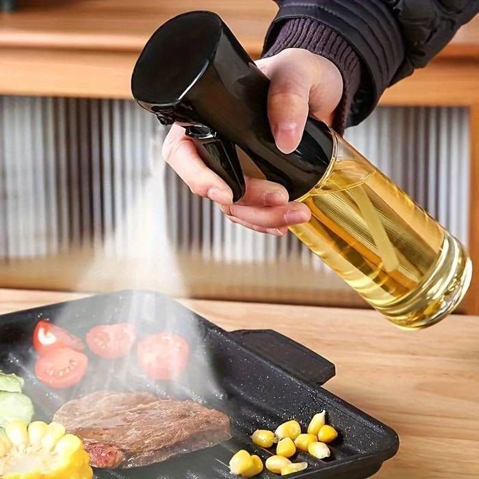 Pulvérisateur Huile 2 En 1 Klink - 470ml Verre, Anti-Goutte - Pour Cuisine Saine