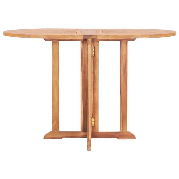 Table pliable de jardintable dextérieur papillon 120x70x75 cm Bois teck solide 9675095 FrenchDays