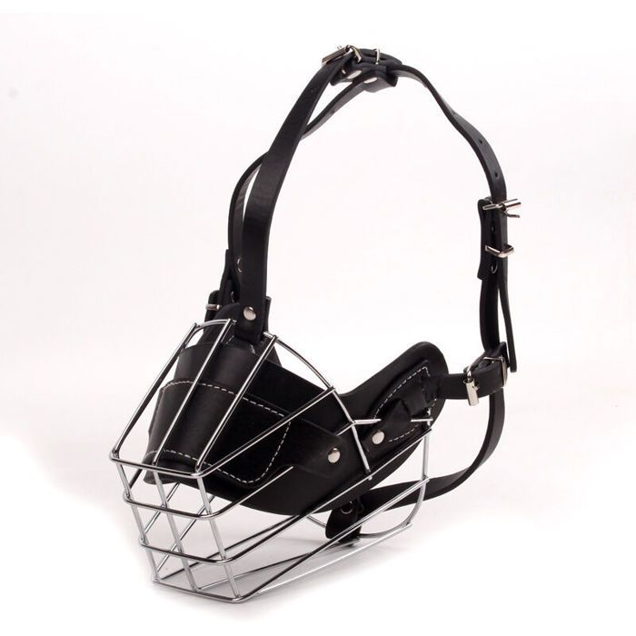 Comparer les prix de Muselière pour Chien Métal Museau Chien Museliere Anti Aboiement Anti-Morsure Réglable pour Chien Grand Moyen Petit