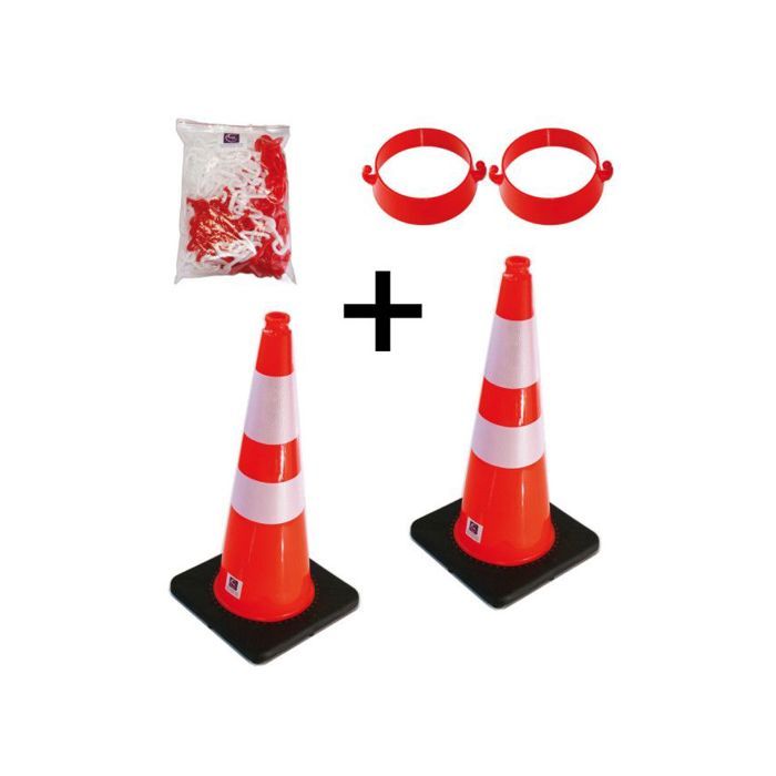AUA SIGNALETIQUE - Panneau Attention à la tête - 250x250 mm, PVC 1.5mm