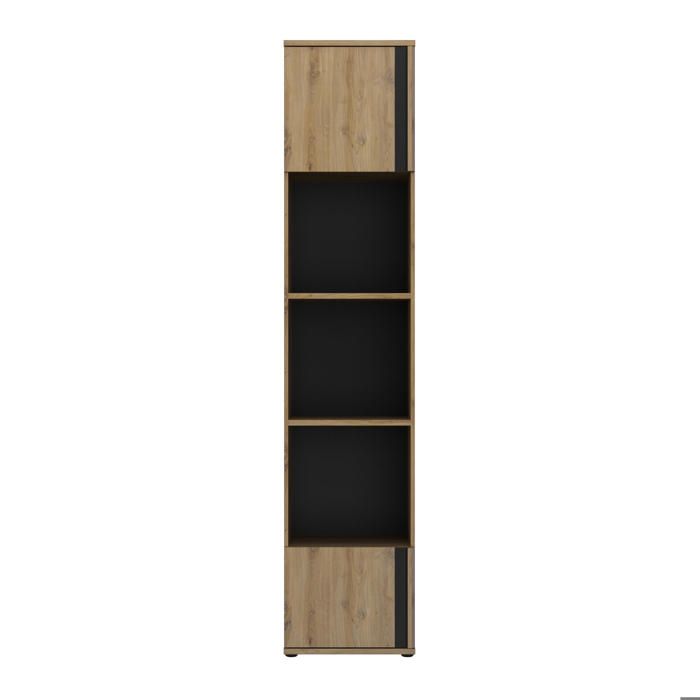 Colonne pont 2p 3 niches l50 finition effet bois chêne beige Colonne pont 2p 3 niches l50 finition effet bois chêne beige