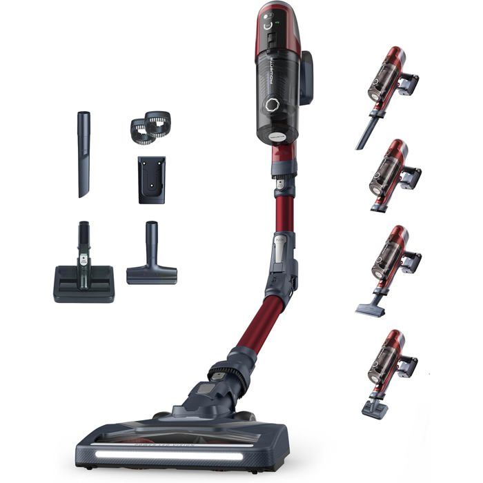 Aspirateur Balai Sans Fil - Rowenta - X-Pert 6.60 Smart - Léger 1.4 kg - Autonomie 45 min - Tube Flex - Ethnics origins