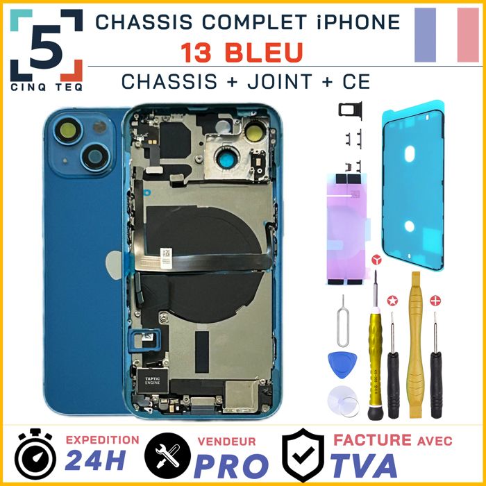 Vitre Arrière IPhone 13 - Remplacement Facile Avec Outils Inclus | Bleu | Compatible 6.1 Pouces - 9