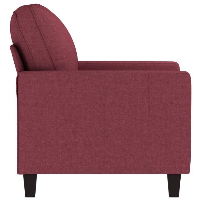 Promotion janvier Fauteuil 1 place - mango - Petit Canapé - Rouge bordeaux 60 cm - Tissu SS1776