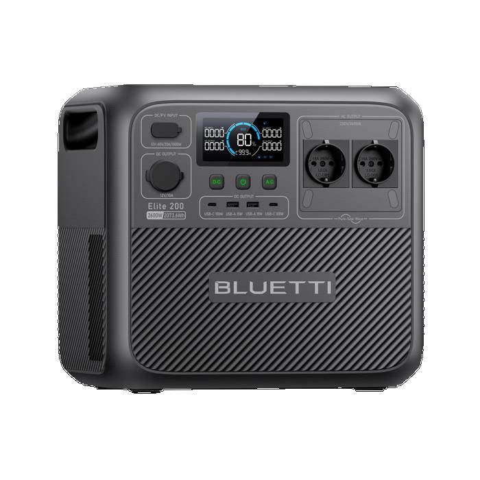 BLUETTI Elite 200 V2 2600W 20736Wh Station électrique portable pour Domestique Blizzard dalimentation de secoursCamping-Car
