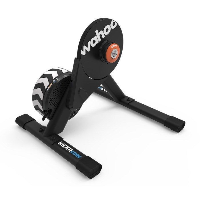 Wahoo KICKR CORE 2 Zwift Cog & Click - Home trainer capteur puissance 1800W ±2% - Orange/Noir