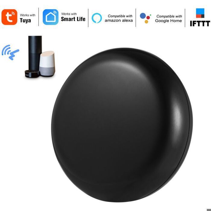 WiFi-IR Contrôle IR à distance Wi-Fi 2.4 GHz Télécommande universelle infrarouge activée pour climatiseur TV Dvd Utilisation