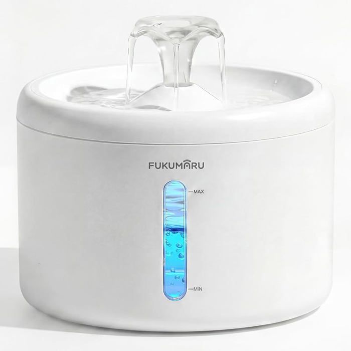 Fontaine à Chat 24 L Distributeur d eau Automatique pour Animaux de Compagnie Abreuvoir avec Pompe 24 L