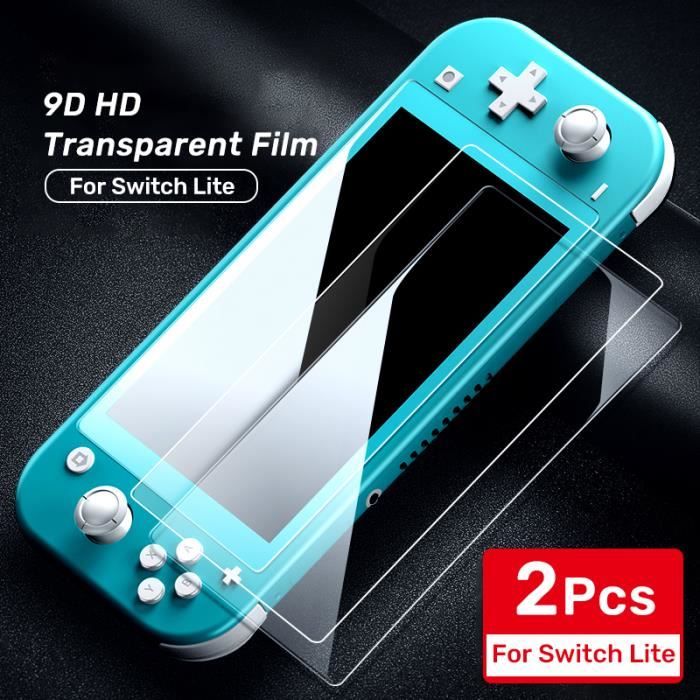 Film Anti-choc en Verre Trempé Transparent pour écran de Nintendo Switch  Lite