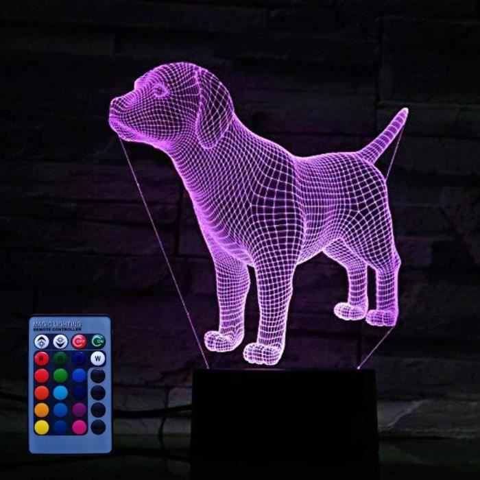 Créatif 3D Note Musique Nuit Lampe 16 Couleurs Changeantes Puissance USB Télécommande Contact Switch Lampe Décorative Illusion Optique LED Lampe De Table Anniversaire Noël Cadeau Enfants Jouets
