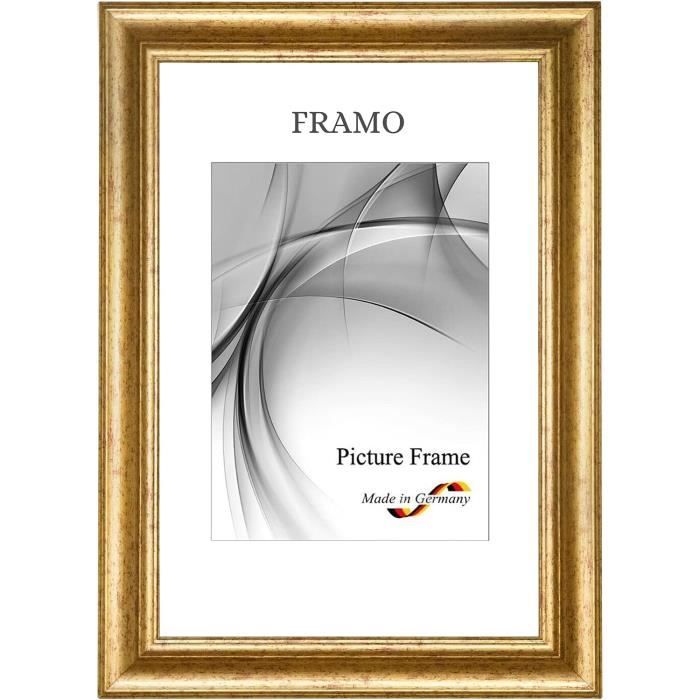 Rahmengalerie24 cadre photo 60x90 cm cadre bois vintage verre