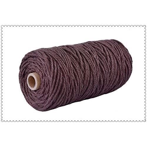 H&S Ficelle Corde Jute 3mm Lot 2 Rouleaux - 183 Mètres Naturelle Pour Cadeaux, Jardinage Et Macramé