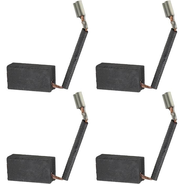 2 Paires De Balais De Charbon De Rechange 6x10x14mm - Compatibles Avec EINHELL Et BLAUKRAFT