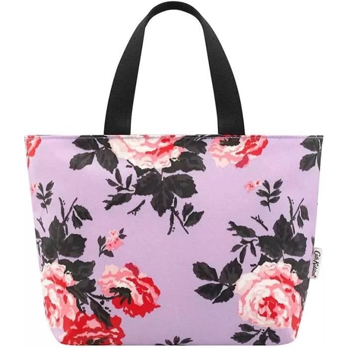 Lunch Box Isotherme Sac Déjeuner Isotherme Croselyu - Mini Format Rose - Sac Pique-nique Portable Avec Bandoulière Conservation Chaleur