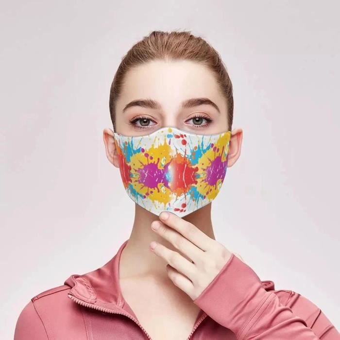 Masque de cou /Écharpe solaire Protection UV course Coupe-vent moto Unisexe Respirant Masque de p/êche Idefair randonn/ée Pour cyclisme