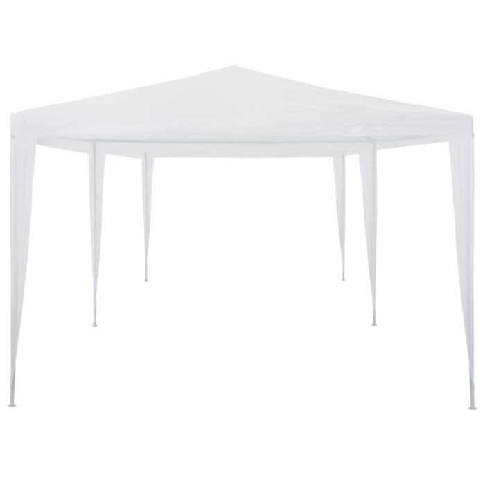 Tente de réception - MEE - 3 x 6 m - PE Blanc - Résistance UV - Montage facile