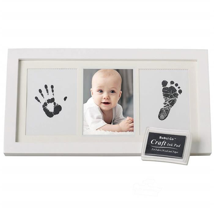 Cadre Empreintes Bébé Kit Empreinte Pieds et Mains Bébé Pour Nouveau-né Bébé  - Cdiscount Maison