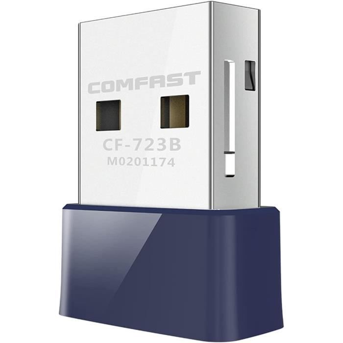 Adaptateur WLAN sans Fil USB 2 en 1 WiFi Bluetooth pour Imprimantes PC Portables, A434