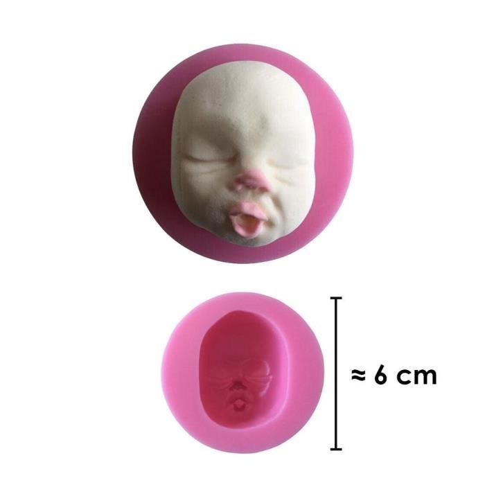 Moule En Silicone Tete Bebe Pour Decoration Gateau Cdiscount Maison