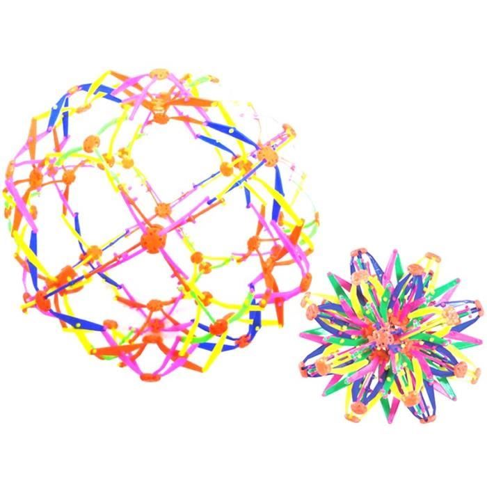 Plastique Expanding Ball Multicolore étendre Une Balle Stress Relief Jeux Enfant