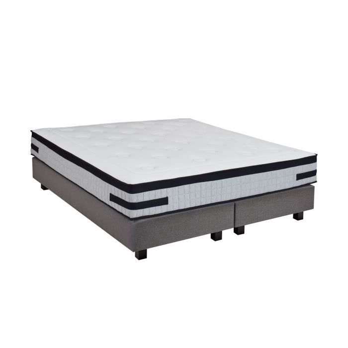 Ensemble matelas + sommier 180x200 cm CONFORTLUXE Cdiscount Maison
