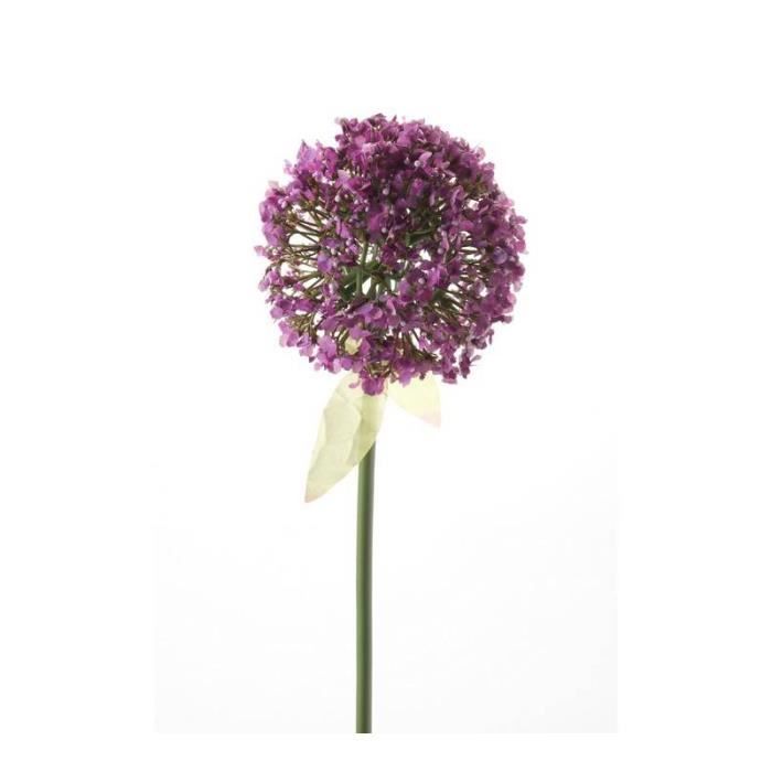 Artplants Allium artificiel DURBAN, violet, 70cm Faux allium Allium