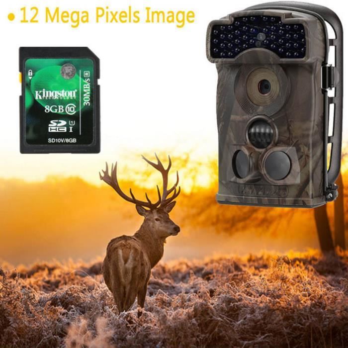 Caméra De Chasse HD Détection Mouvement Infrarouge - Trail Cam Pour Faune
