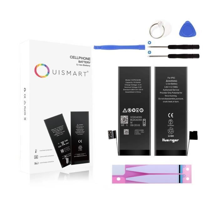 Batterie - OUISMART - iPhone 5C - 1510 mAh - Lithium Ion - Remplacement