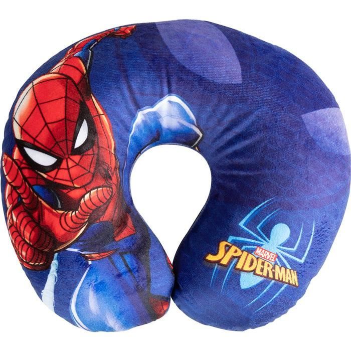 Marvel Spiderman Pillow Coussin Pour Cou de Voyage Cervical en Tissu Spiderman Homme Araignée Super Héros Enfants