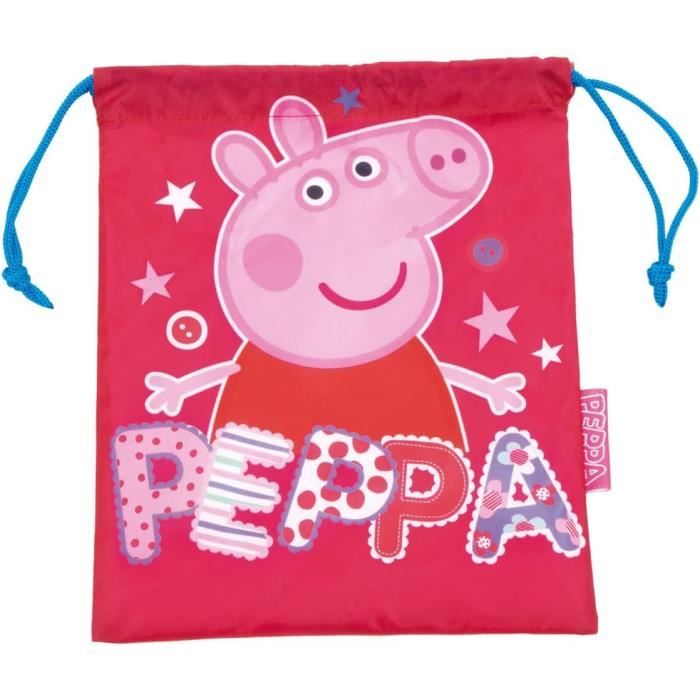 Sac à Goûter Peppa Pig Safta - 20x25 Cm, Multicolore - Pour École, Voyage