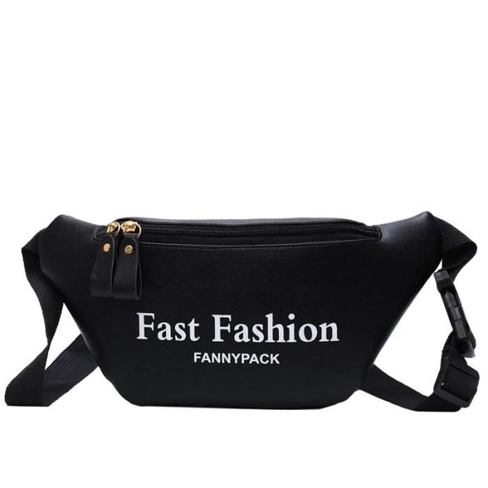 Bag Street Sac à main pour femme Crinkle Nylon noir OTJ227S
