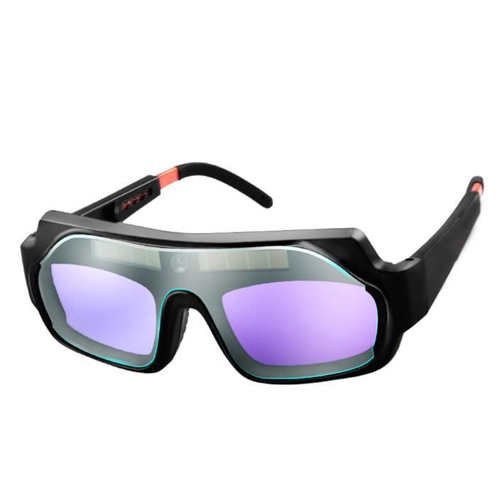 Casque De Soudage Auto-Obsurcissant LCD | Protection Yeux DIN9-13 | Pour Soudure Arc, TIG, MIG | Bleu