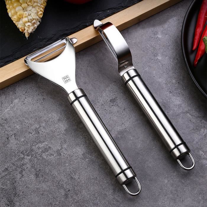 Berglander 2 Éplucheurs Légumes Acier Inoxydable Doré - Éplucheur Y Et I Pour Pommes De Terre Fruits - Lave-vaisselle