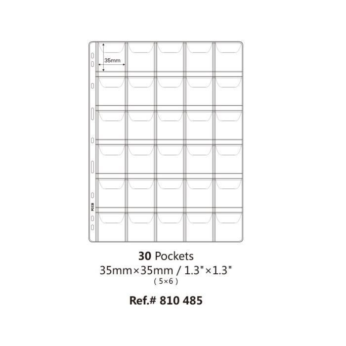 Album Pour 275 Monnaies PELLER'S – Classeur Format M, 10 Feuilles, étui De Protection Pelle A Neige Album Pour 275 Monnaies PELLER'S – Classeur Format M, 10 Feuilles, étui De Protection Pelle A Neige