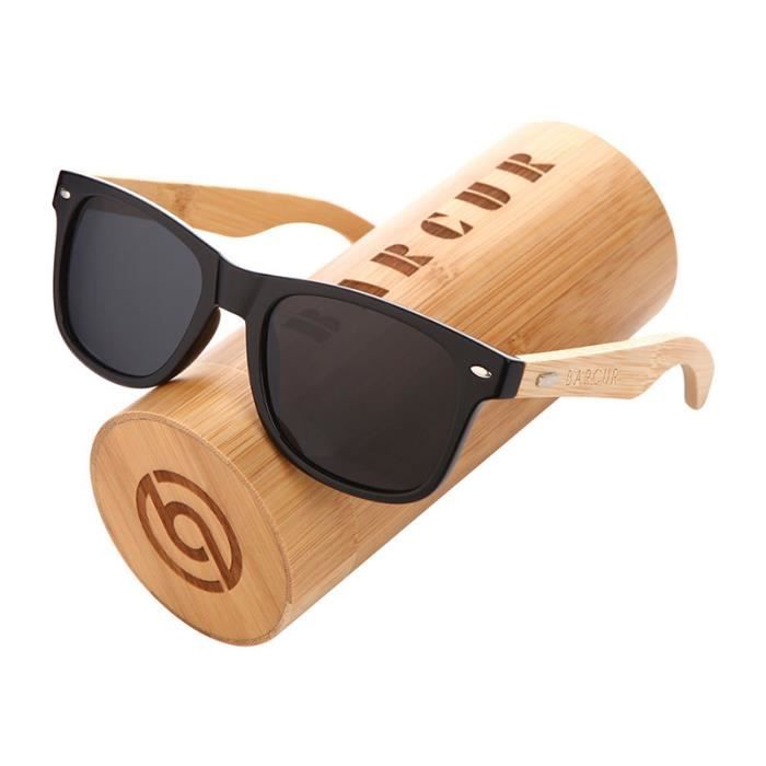 Lunettes de soleil bois 2025 polarisées