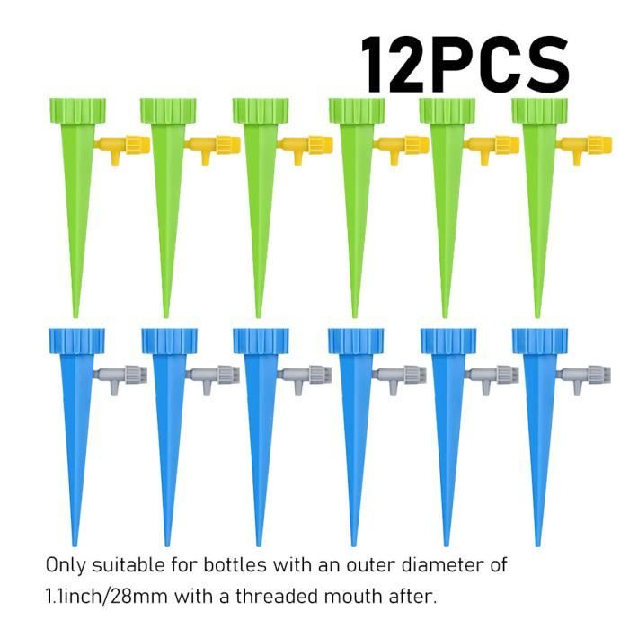 Lot De 16 Piques Auto-Arrosage Pour Plantes - Système D'Irrigation Automatique Avec Bouteilles, Idéal Vacances Et Plantes D'Intérieur